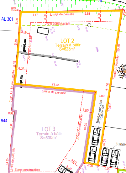 TERRAIN A BATIR ROCHEMAURE